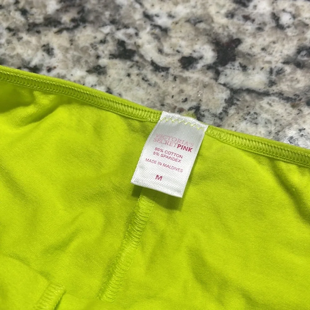 Vintage Victoria Secret Underwear Neon/Lime Green Brand New Date 10/03 - Picture 2 of 4